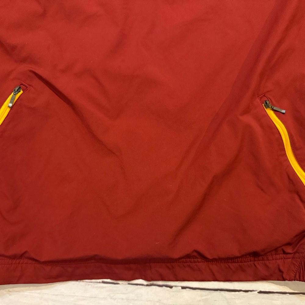 Nike Fit Storm Iowa State Cyclones Windbreaker Large Pullover Zip Red Gold - Picture 6 of 10